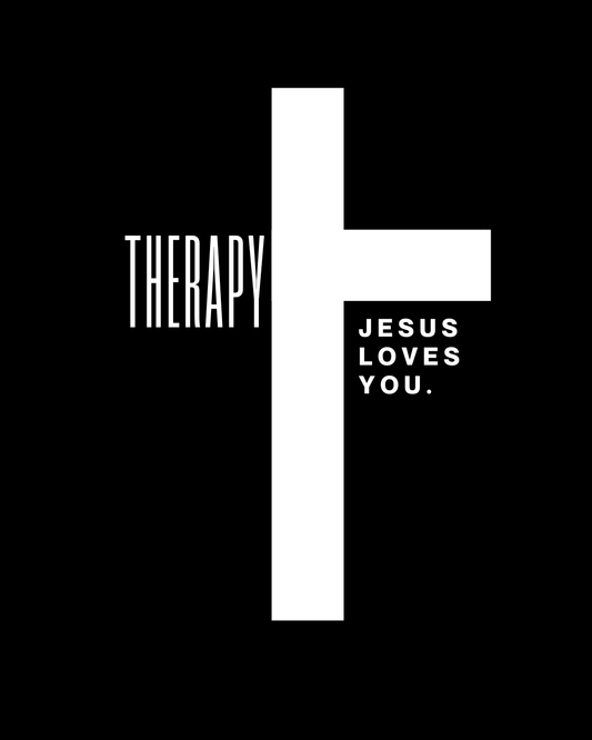 Therapy - Jesus Loves You T-shirt