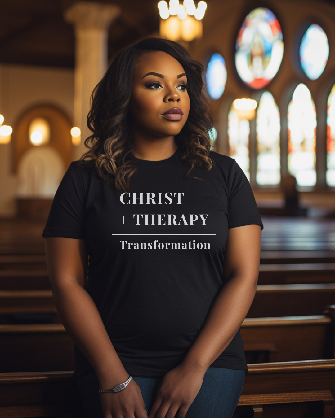 Christ + Therapy Transformation T-shirt